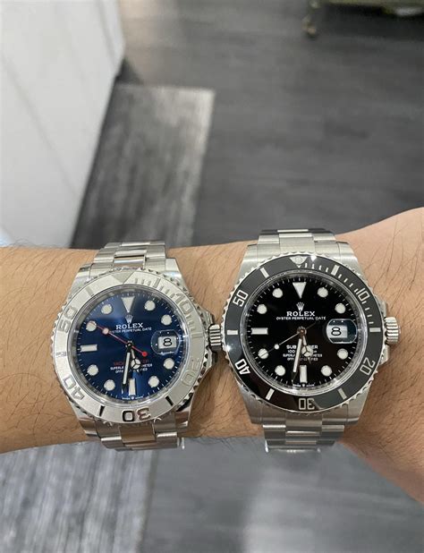 rolex submariner vs yachtmaster